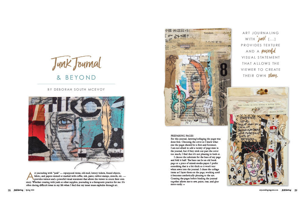 Art Journaling Spring 2024 Instant Downloads