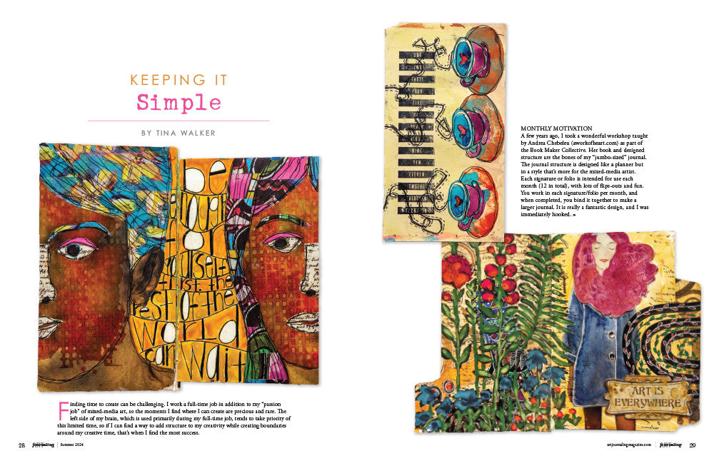 Art Journaling Summer 2024 Instant Download