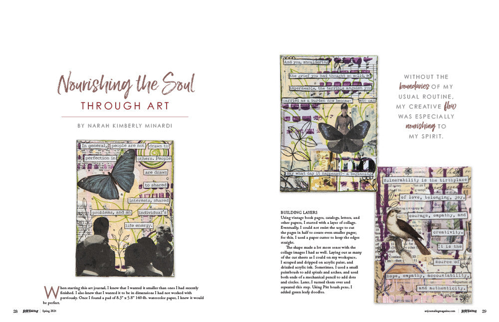 Art Journaling Spring 2025 Instant Download