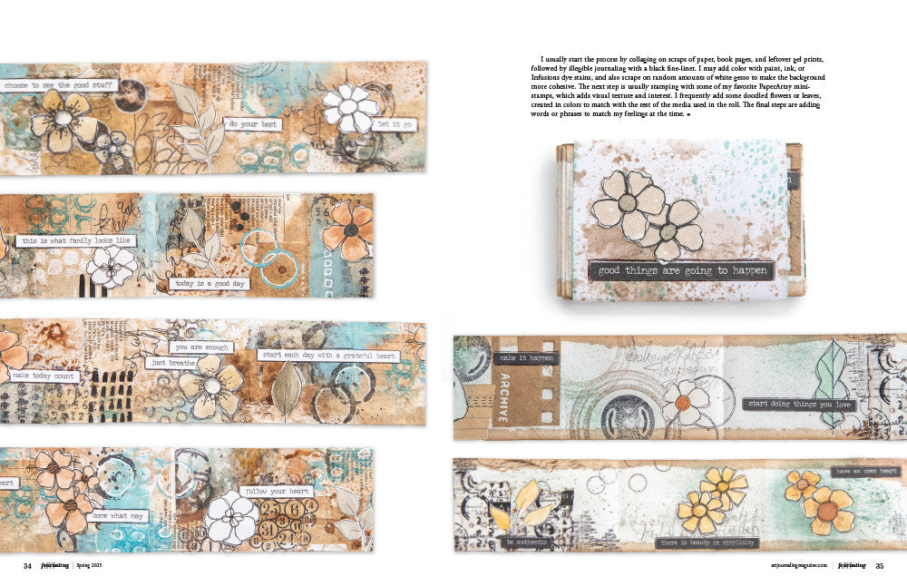 Art Journaling Spring 2025 Instant Download