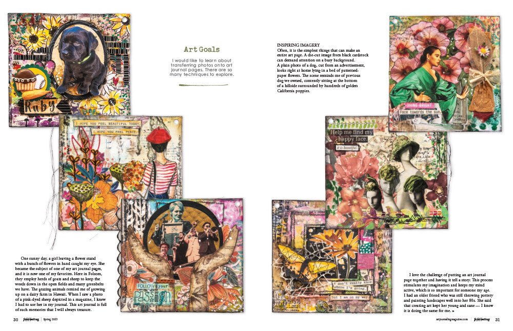 Art Journaling Spring 2025 Instant Download
