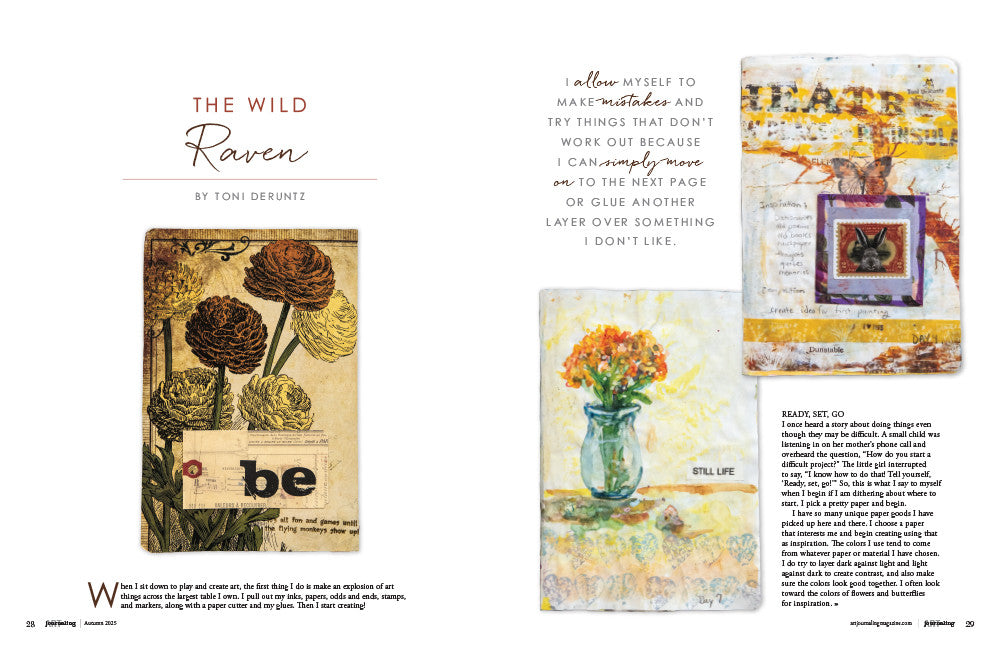 Art Journaling Autumn 2025 Instant Download