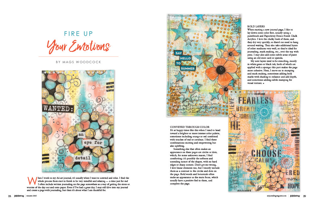 Art Journaling Autumn 2026 Pre-Order