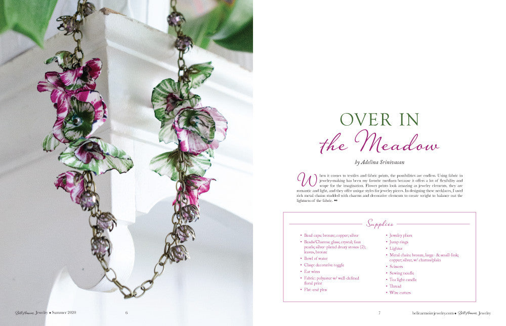 Belle Armoire Jewelry Summer 2020 Instant Download