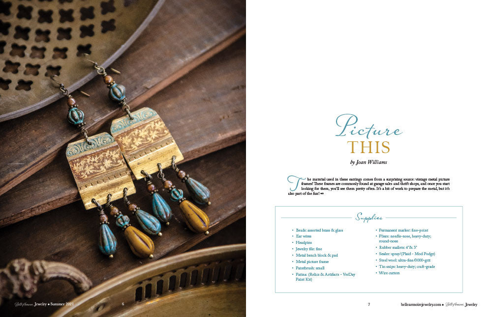 Belle Armoire Jewelry Summer 2021 Instant Download