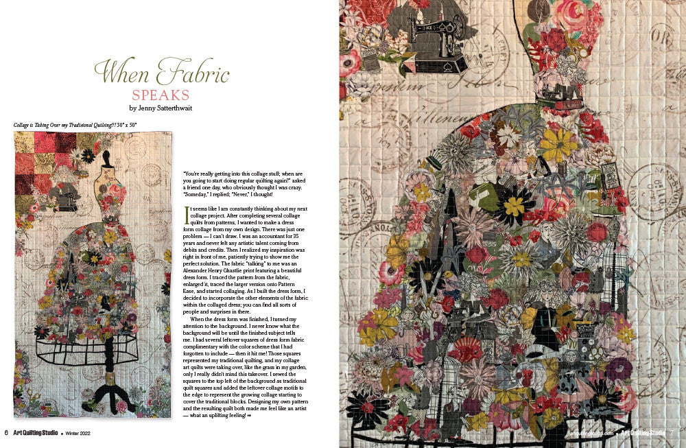 Art Quilting Studio Winter 2022 Instant Download