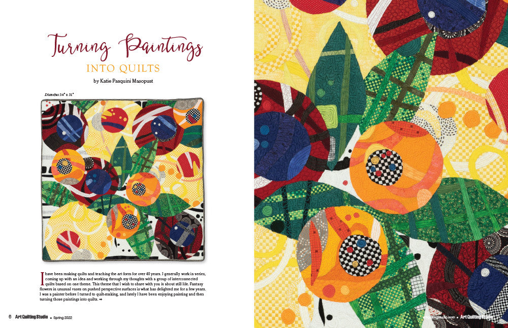 Art Quilting Studio Spring 2022 Instant Download