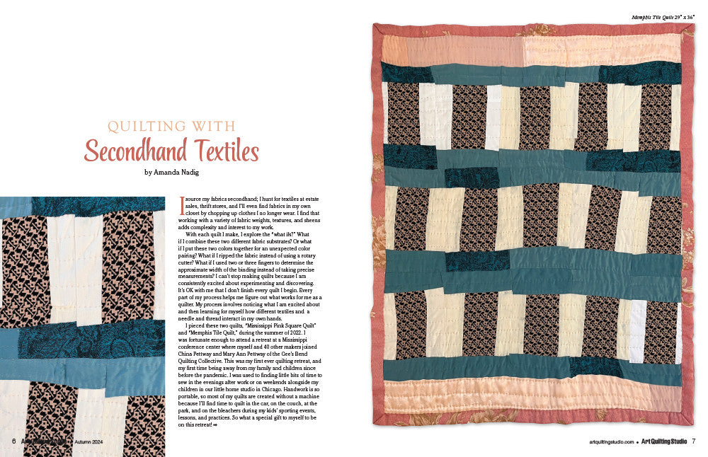 Art Quilting Studio Autumn 2024 Instant Download