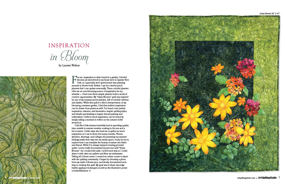 Art Quilting Studio Winter 2025