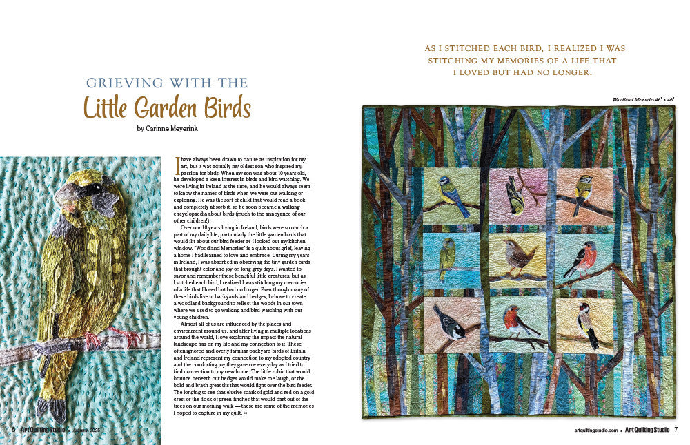Art Quilting Studio Autumn 2025 Instant Download