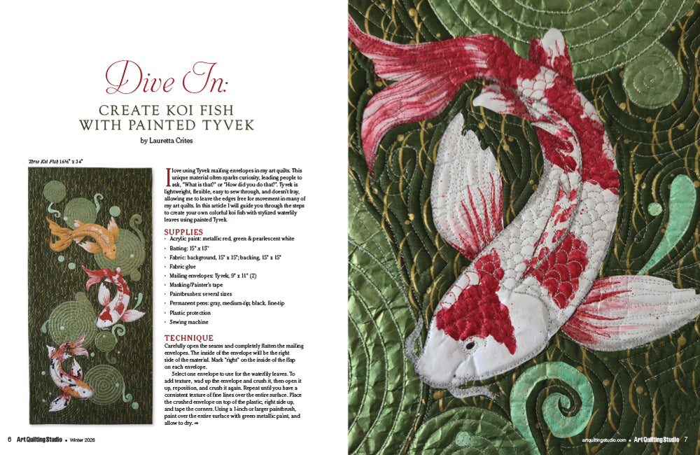 Art Quilting Studio Winter 2026