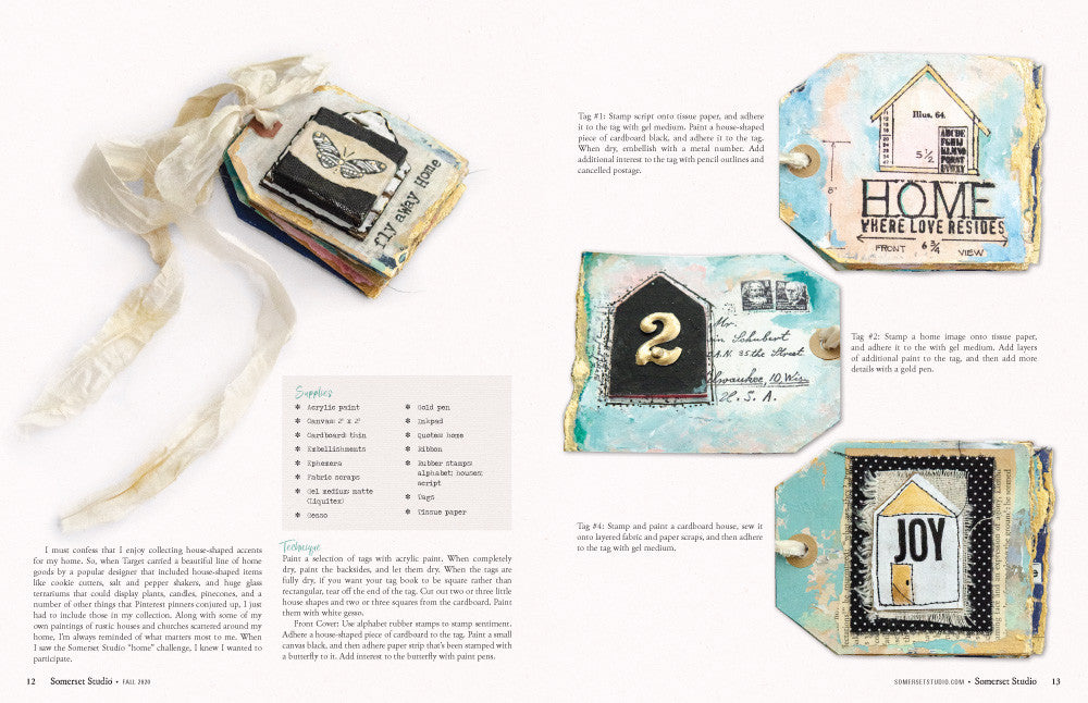 Somerset Studio Autumn 2020 Instant Download