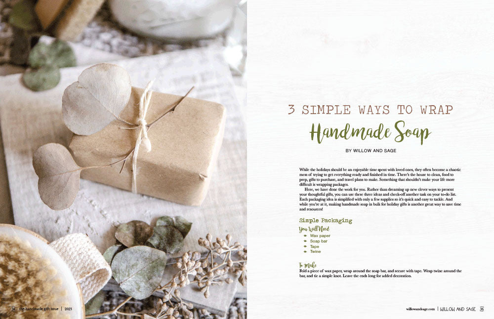 Willow and Sage The Handmade Gift Issue Instant Download