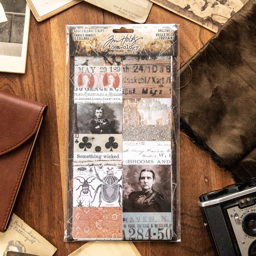 Tim Holtz Idea-ology Halloween Collage Strips