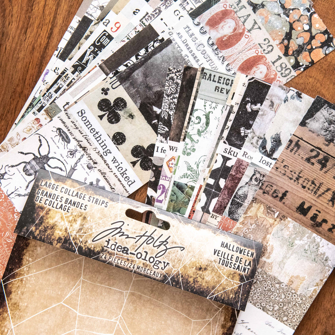 Tim Holtz Idea-ology Halloween Collage Strips