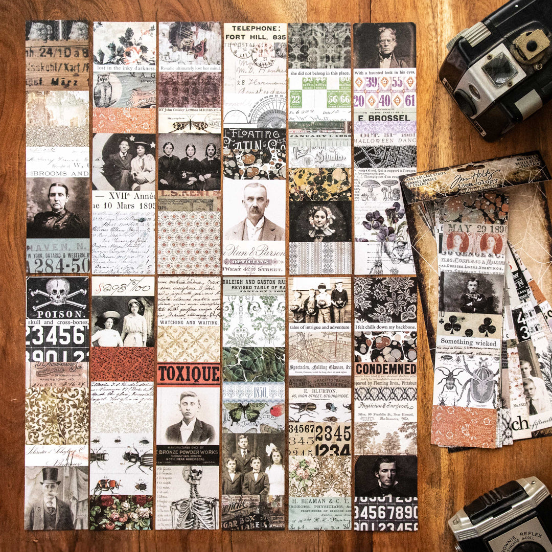 Tim Holtz Idea-ology Halloween Collage Strips
