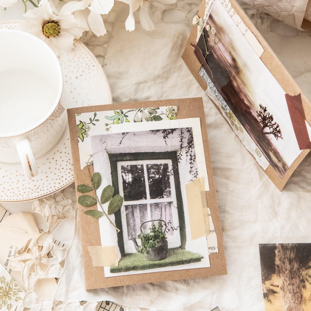 Transparently Easy Mixed-Media Cards