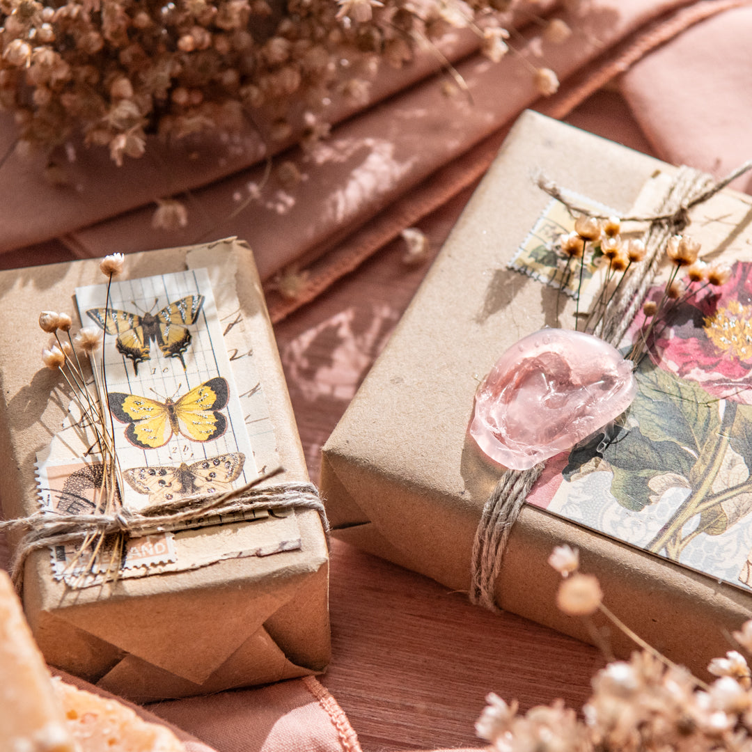Pretty Packages from Paper Scraps
