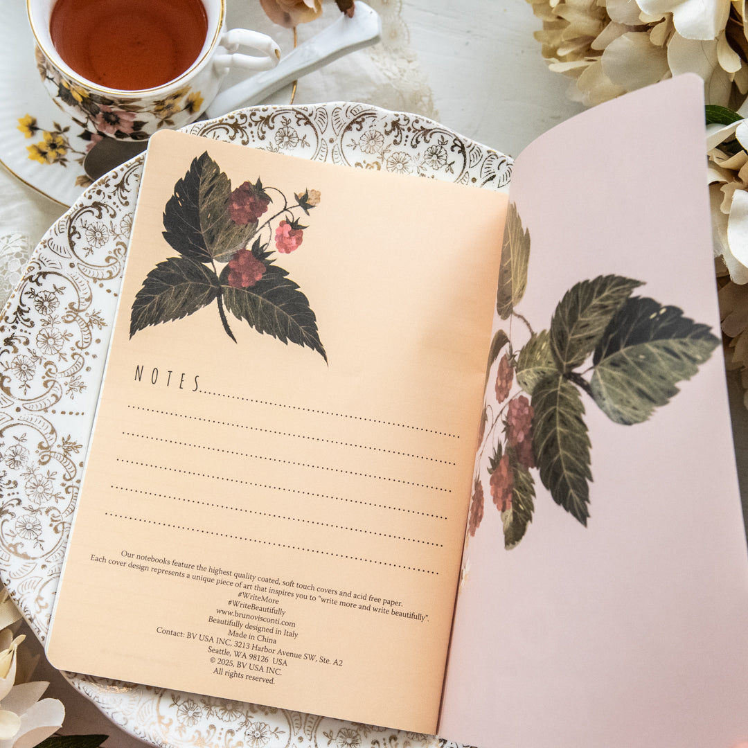 Bruno Visconti Wild Raspberry Notebook