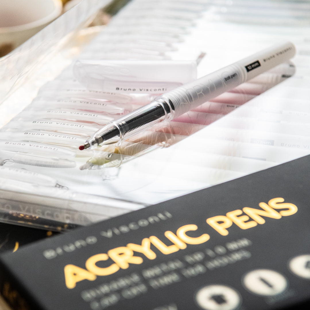 Bruno Visconti Acrylic Pens 24 Colors - Lush
