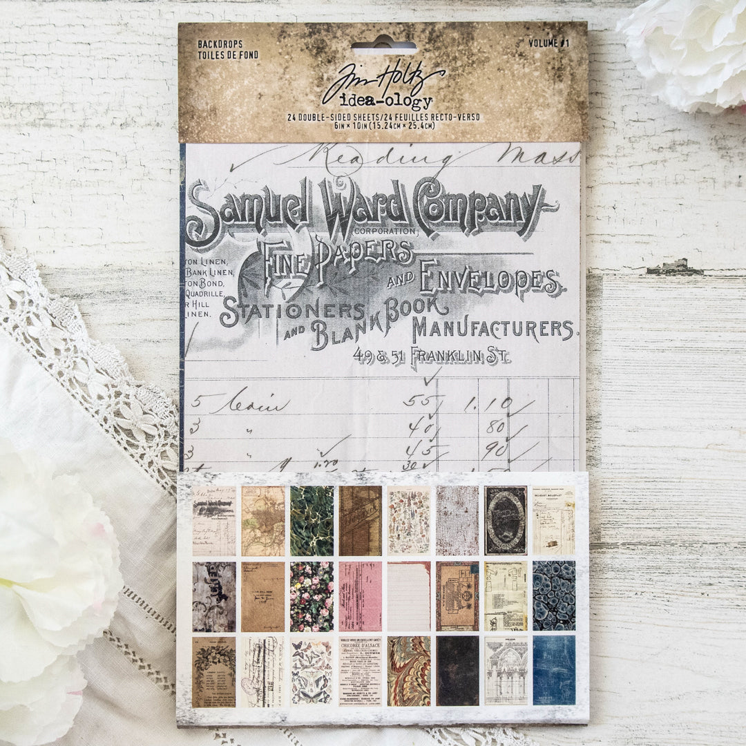 Tim Holtz Ideaology Backdrops Volume 1