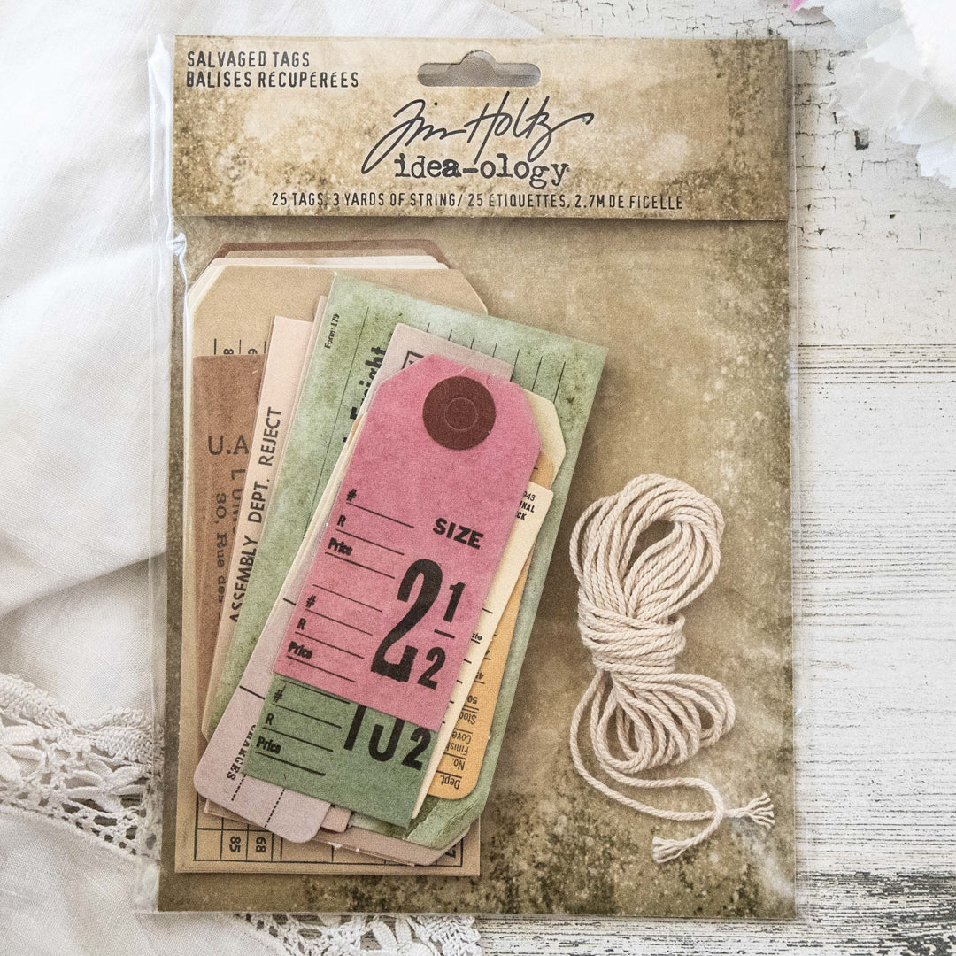 Tim Holtz Ideaology Salvaged Tags