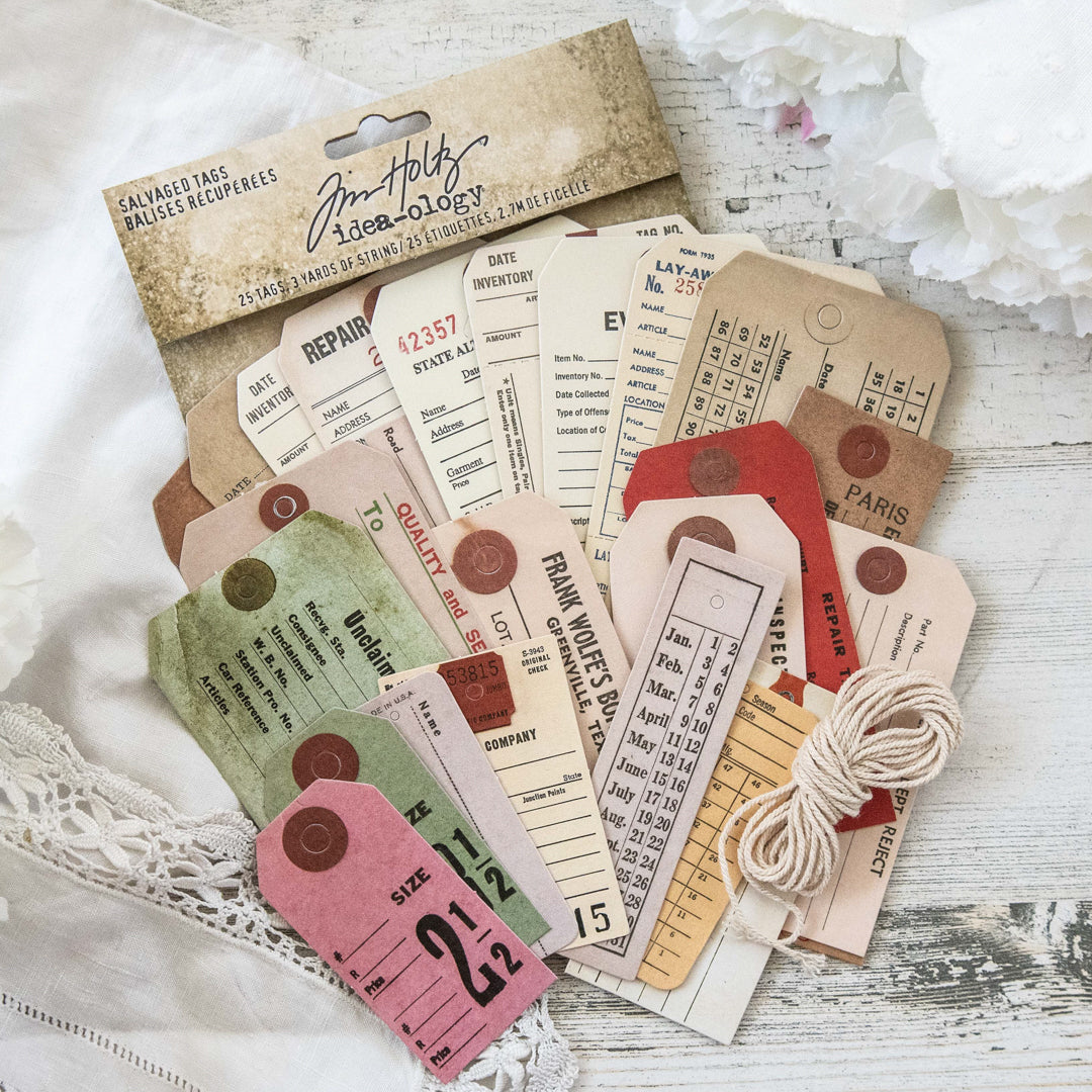 Tim Holtz Ideaology Salvaged Tags