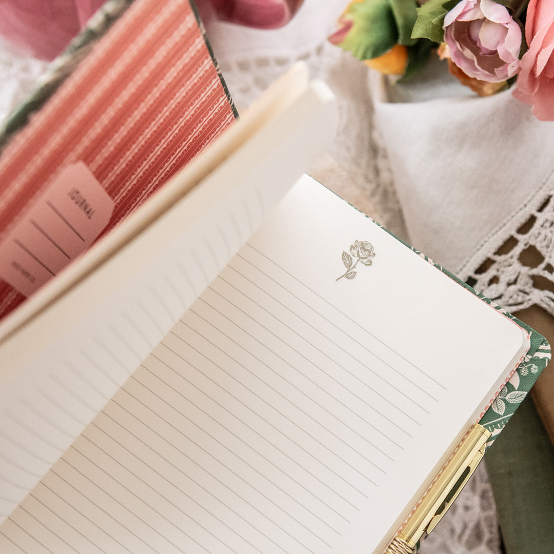 Rose Study Journal with Pen