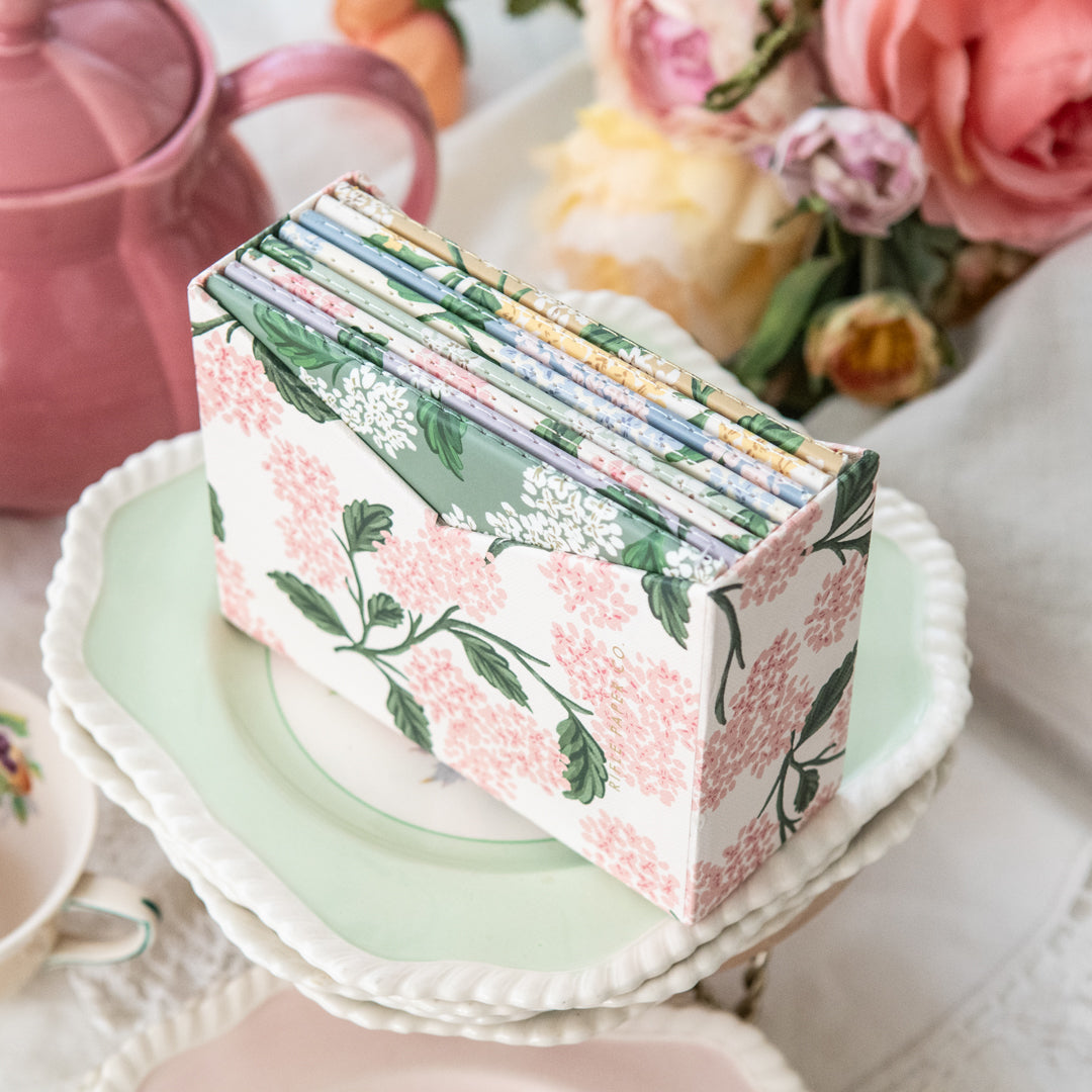 Hydrangea Pocket Notebook Boxed Set