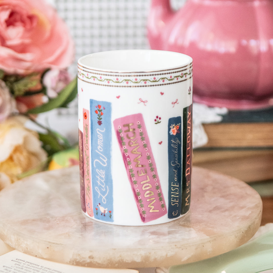 Ladies Night Book Club Porcelain Mug