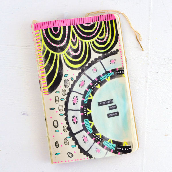Doodle to Your Heart's Content A Monthly Art Journal Project